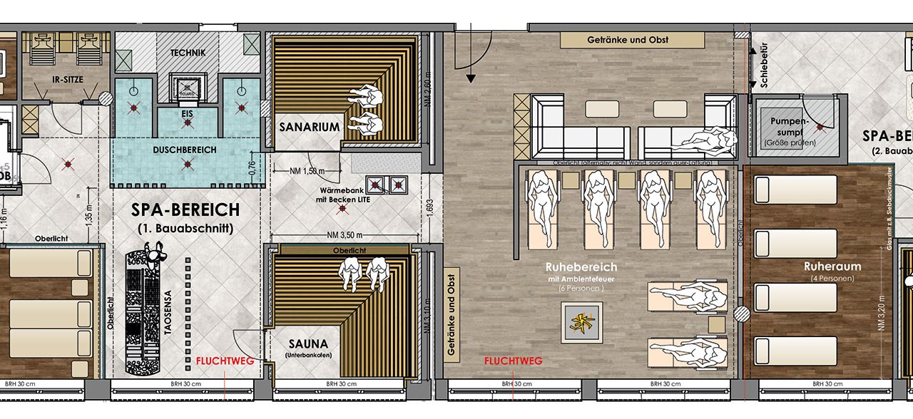 ssk-plan2, © Seehotel Schloss Klink