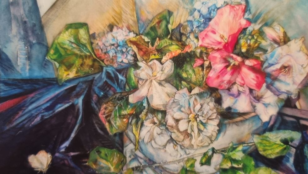 De rest is stilte of zwarte stof en tuinkabouter, © Peter Opfer De rest is stilte of zwarte stof en tuinkabouter, © Peter Opfer