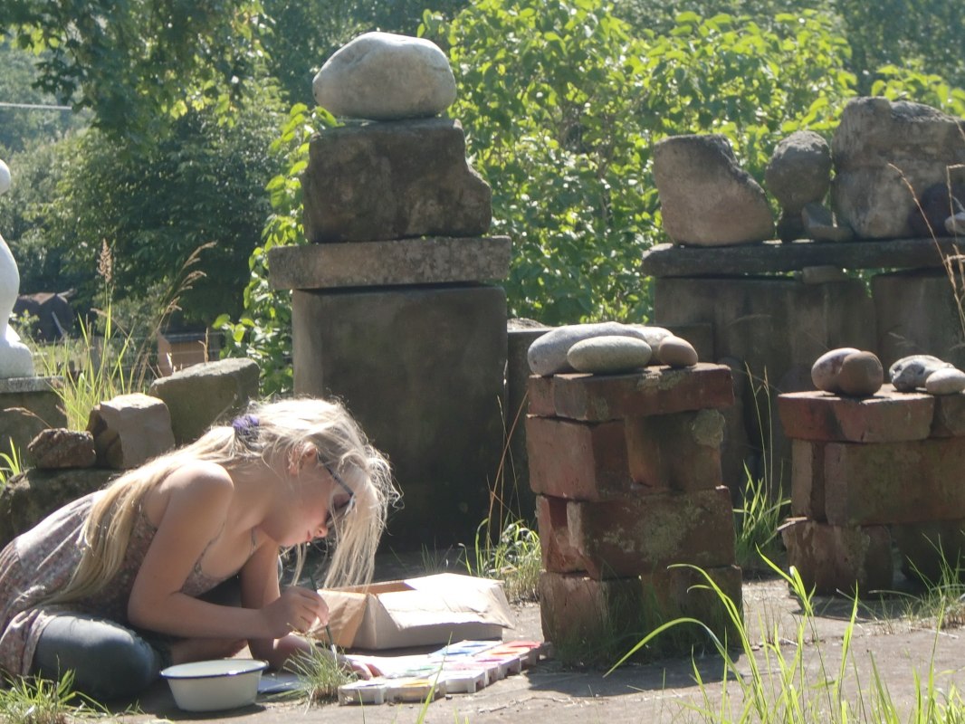 Pauze op het Steinplatz, &copy; Ke Baarmann