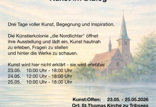 Plakat zur Ausstellung // © Künstlerkolonie - die Nordlichter Plakat zur Ausstellung // © Künstlerkolonie - die Nordlichter