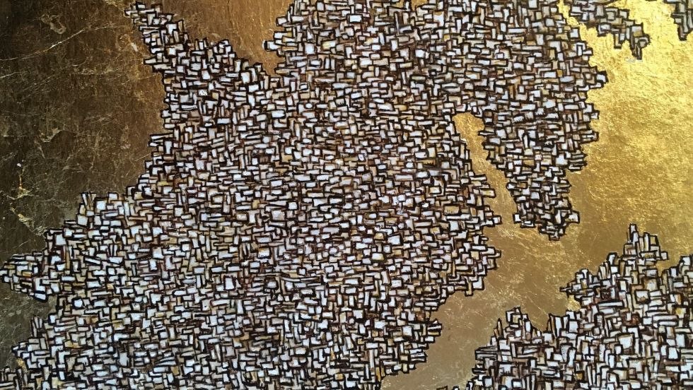 Creation VI, mixed media on paper, &copy; Floriane Kalz