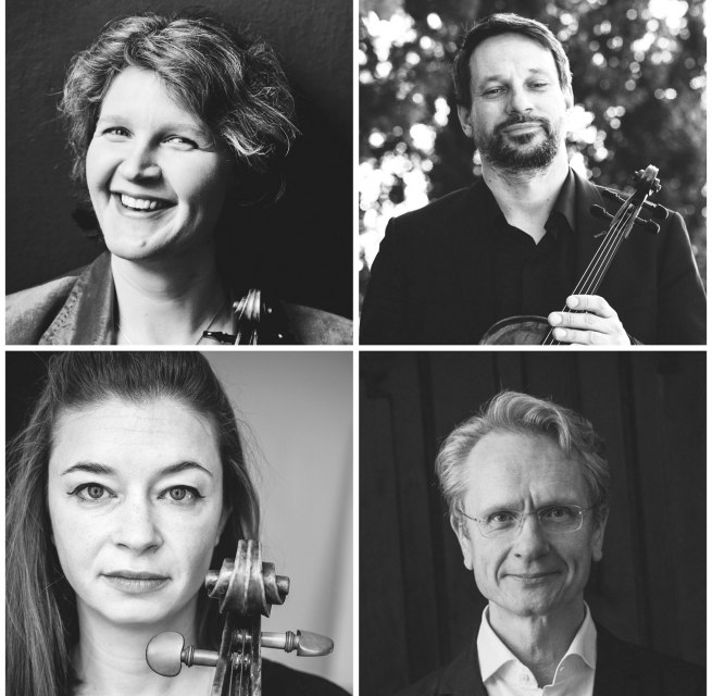 Elisabeth Weber - violin,
Piotr Szumieł - viola,
Antoaneta Emanoilova - violoncello,
Stephan Imorde - piano // &copy; Elisabeth Weber