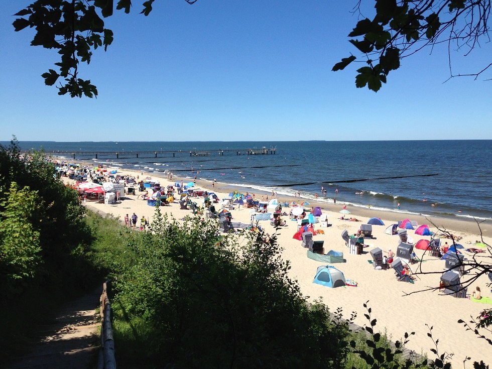 Plaża kąpielowa // &copy; Campingplatz Am Sandfeld