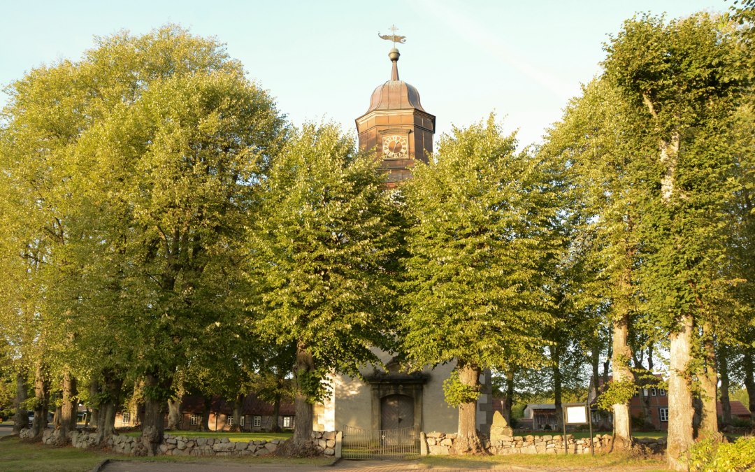 Zicht op de toren van de kerk in Warlitz, © Tourismusverband Mecklenburg-Schwerin e.V.