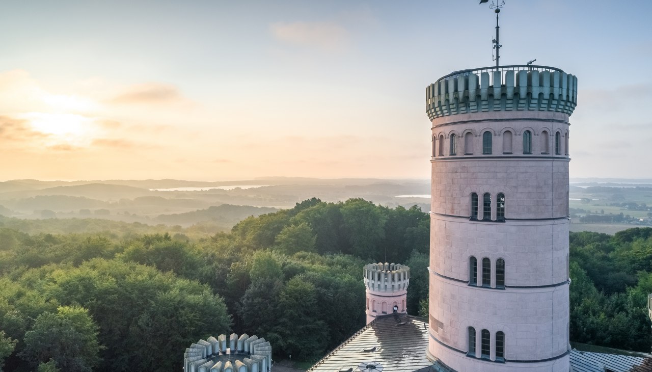 Prachtig uitzicht vanuit het jachthuis Granitz, © SSGK MV / Funkhaus Creative Prachtig uitzicht vanuit het jachthuis Granitz, © SSGK MV / Funkhaus Creative