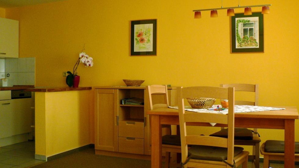 View from inside kitchen / dining area, &copy; FSN Verwaltungsgellschaft