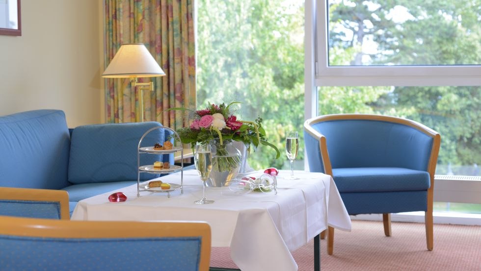 View of a room in the hotel // © Seehotel Großherzog von Mecklenburg View of a room in the hotel // © Seehotel Großherzog von Mecklenburg