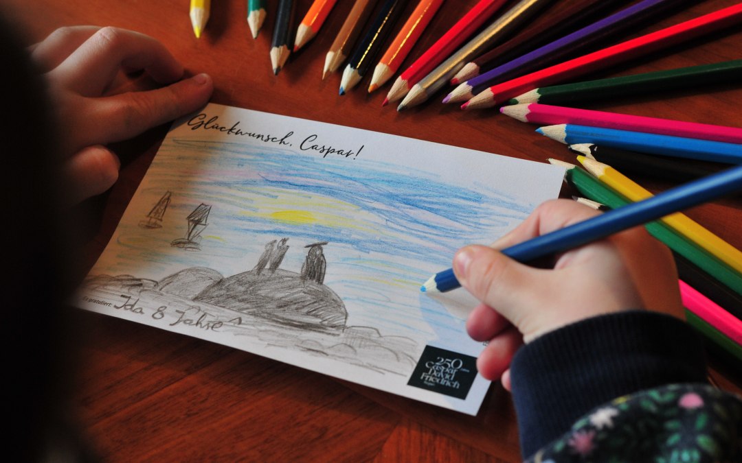 Schilderij plezier "Gefeliciteerd, Caspar" - Binz vakantie plezier voor kinderen, © Binzer Bucht Tourismus