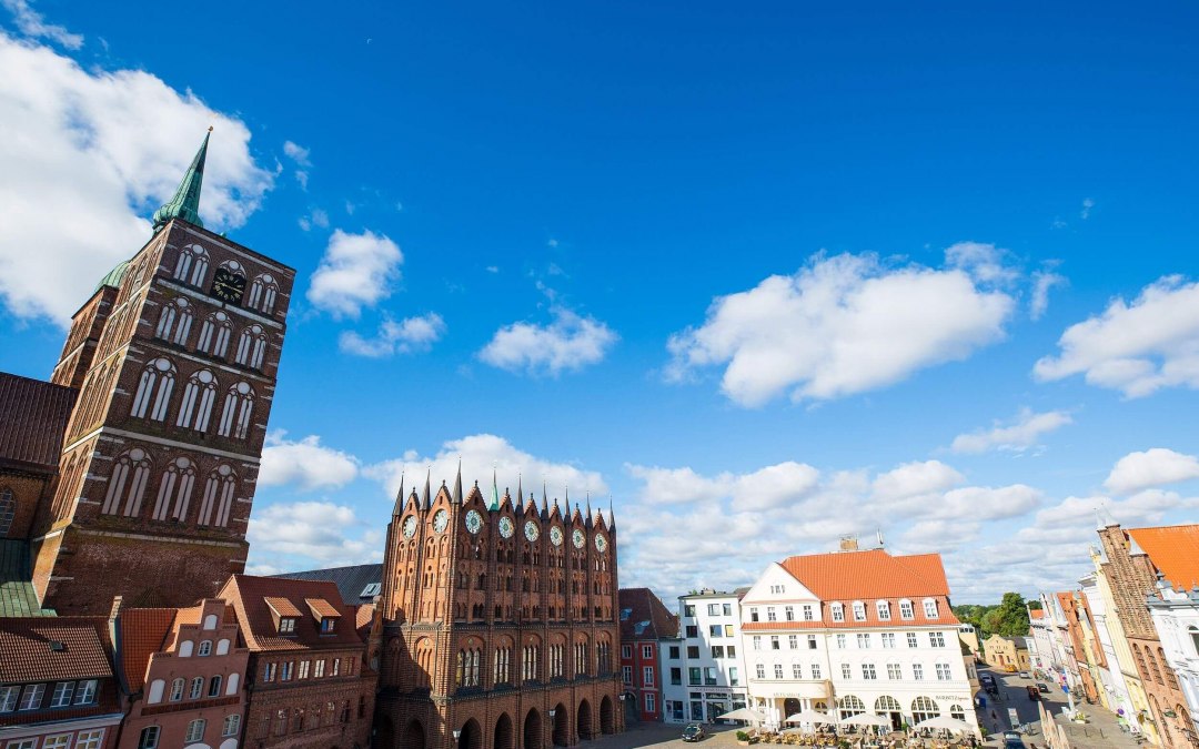 Wpisane na listę światowego dziedzictwa UNESCO Stare Miasto w hanzeatyckim mieście Stralsund // © MV-T/Kirchgessner Wpisane na listę światowego dziedzictwa UNESCO Stare Miasto w hanzeatyckim mieście Stralsund // © MV-T/Kirchgessner