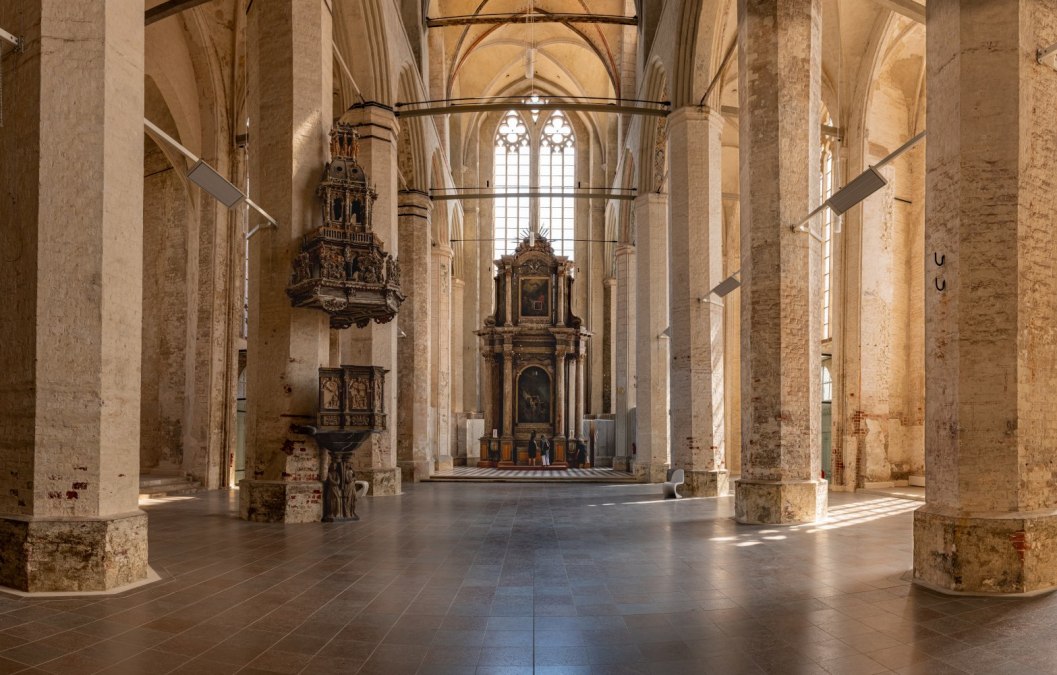 Altaar in de culturele kerk St Jakobi in Stralsund, © TMV/Tiemann