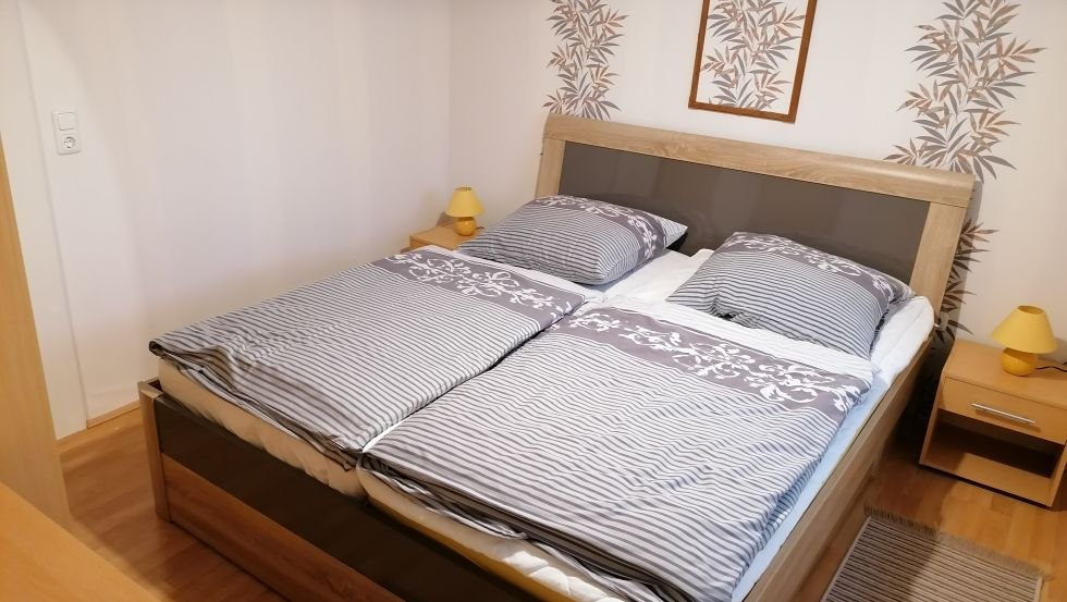 Slaapkamer van het appartement Kröpelin, © Günter Schubert