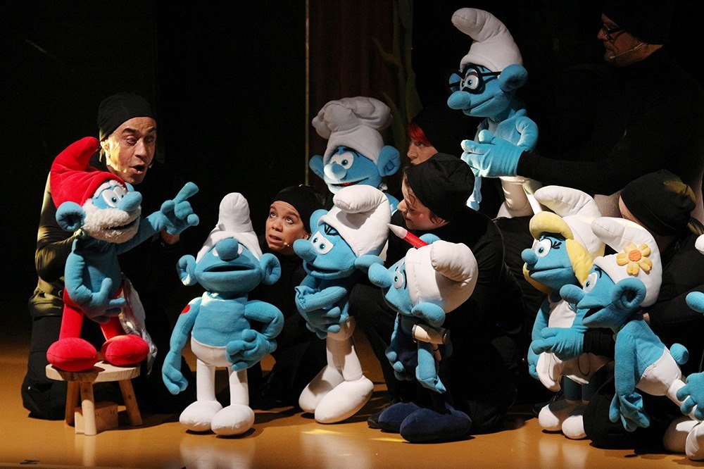The Smurfs on Stage. // © Whynot Events GmbH The Smurfs on Stage. // © Whynot Events GmbH