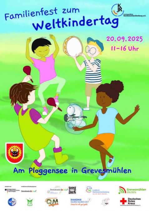 Plakat z okazji Światowego Dnia Dziecka, © c a l l i d u s . Verlag
