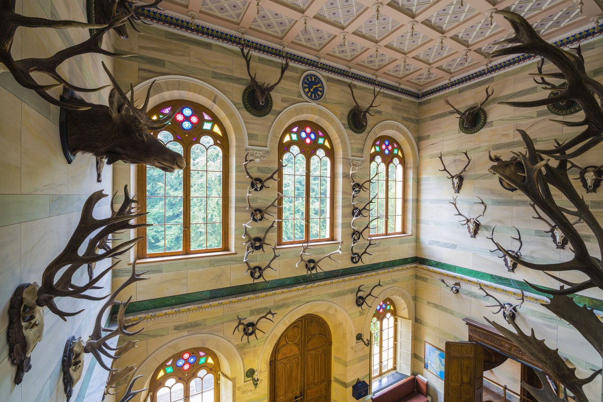 Granitz hunting lodge vestibule // &copy; SSGK MV / Timm Allrich