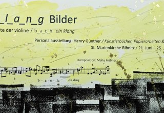 Personalausstellung, Lesung, Konzert // © Henry Günther / BuchkunstBalance Personalausstellung, Lesung, Konzert // © Henry Günther / BuchkunstBalance