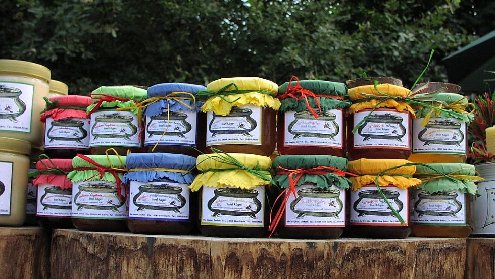 Selection of sea buckthorn products, &copy; Silke Stephan