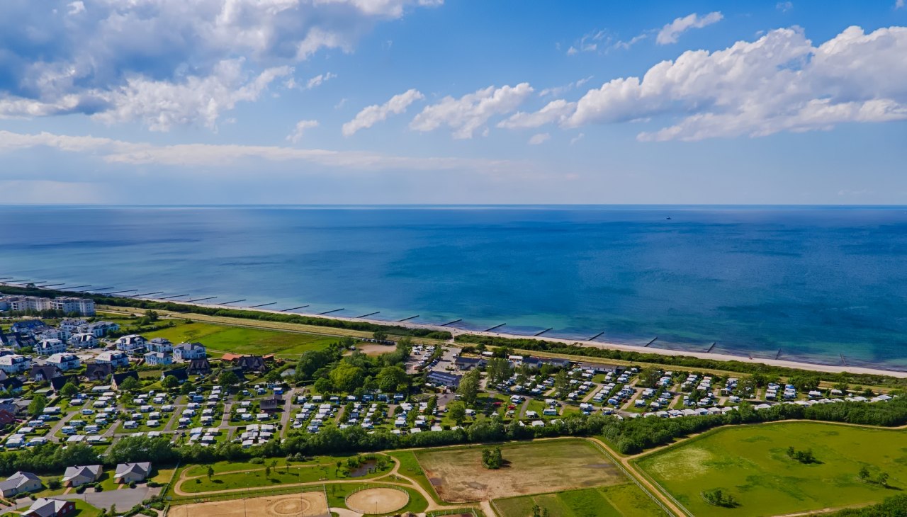 Aerial photo, © Ferien-Camp Börgerende