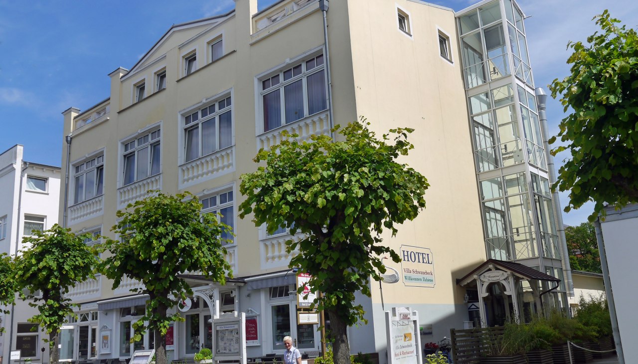 Buitenaanzicht van Hotel Villa Schwanebeck, © Franke