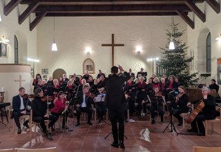 Adventskonzert in der Kirche Rechlin Nord im Dezember 2025 // © Konzertchor Neustrelitz e.V. Adventskonzert in der Kirche Rechlin Nord im Dezember 2025 // © Konzertchor Neustrelitz e.V.