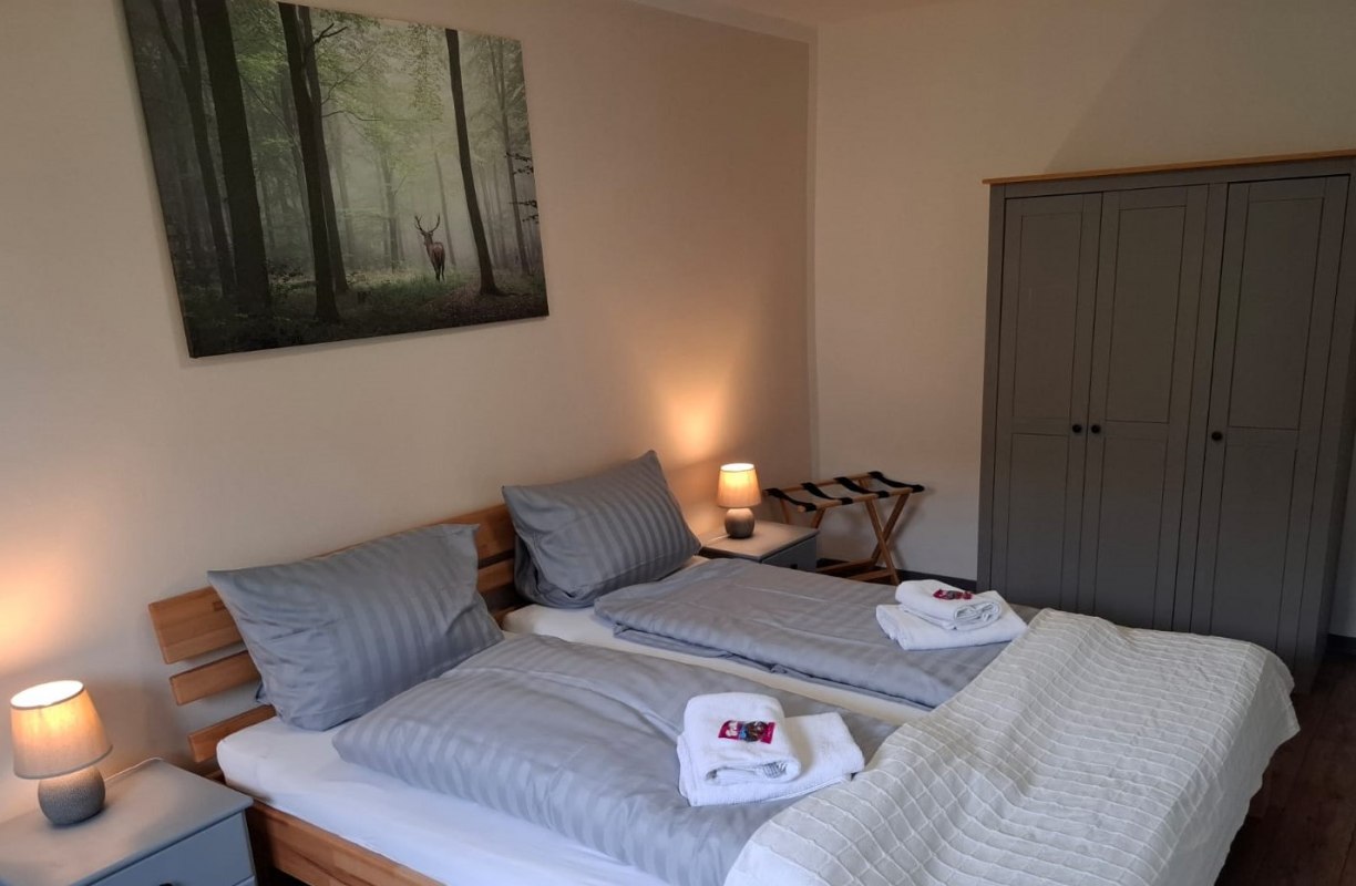 Our apartment with small single kitchen, &copy; Pension Redefin GbR