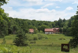 Blick auf die Nationalpark-Information Serrahn // &copy; MV-T/Bodieschek