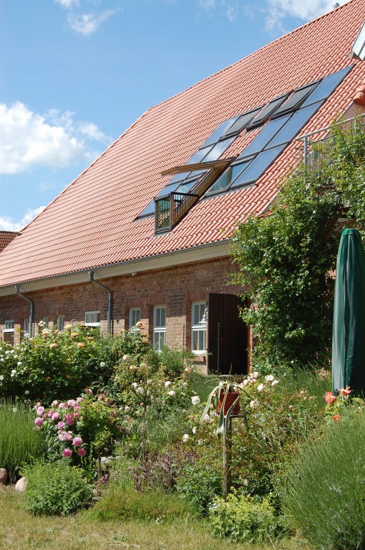 De vakantiewoning bevindt zich op de bovenste verdieping., &copy; &copy; Susanne Hoffmeister