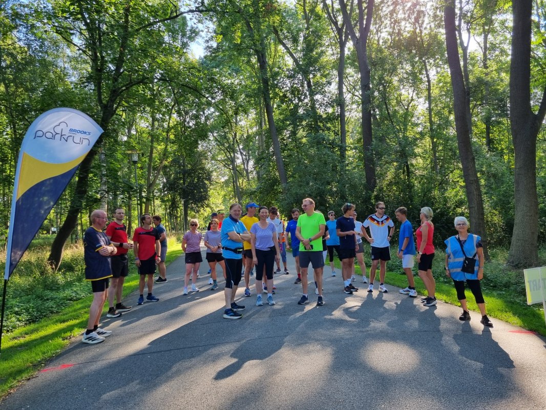 We're all set to go! // &copy; Parkrun