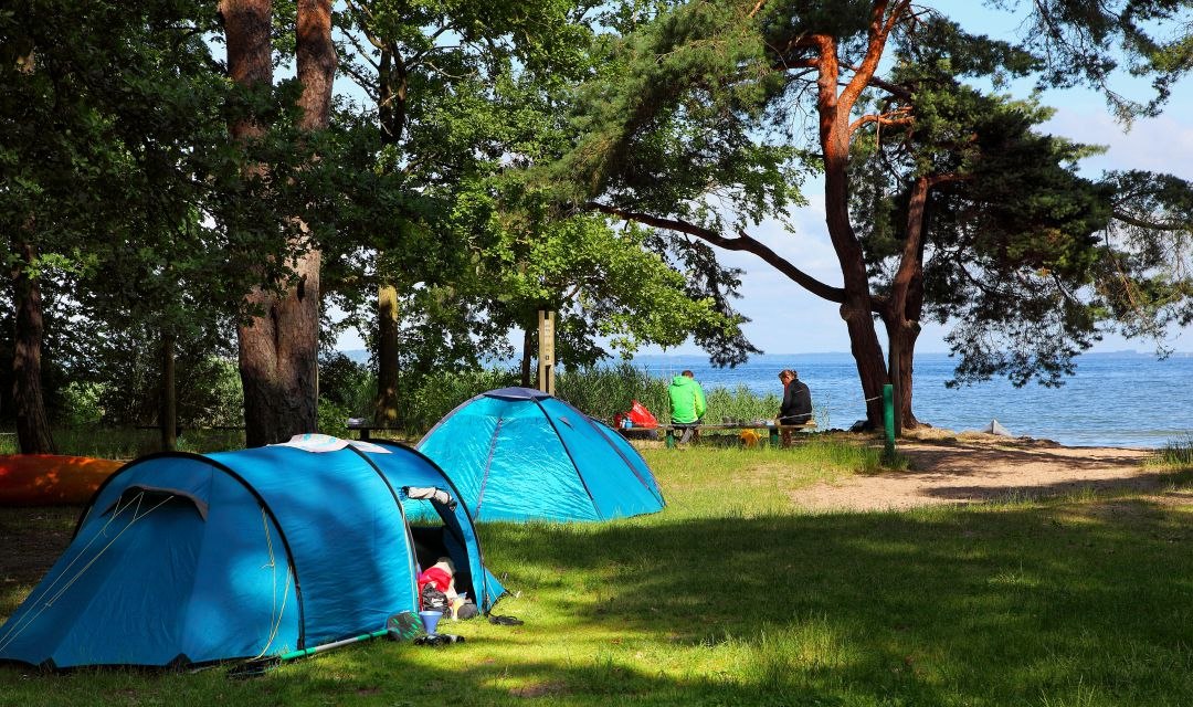 Kemping na plaży, © Rene Legrand