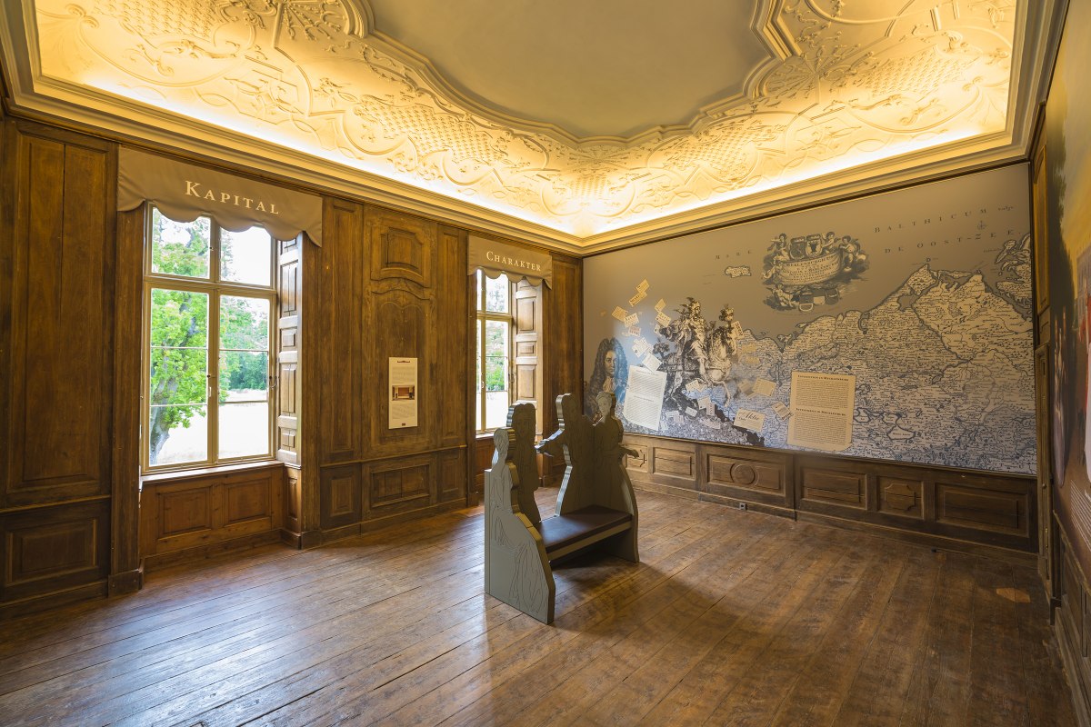 Tentoonstellingsruimte in Kasteelmuseum Bothmer // © SSGK MV / Timm Allrich Tentoonstellingsruimte in Kasteelmuseum Bothmer // © SSGK MV / Timm Allrich