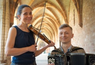 Picture shows Conexus: Tabea Höfer, violin & Marek Stavinak, accordion // © Conexus Picture shows Conexus: Tabea Höfer, violin & Marek Stavinak, accordion // © Conexus