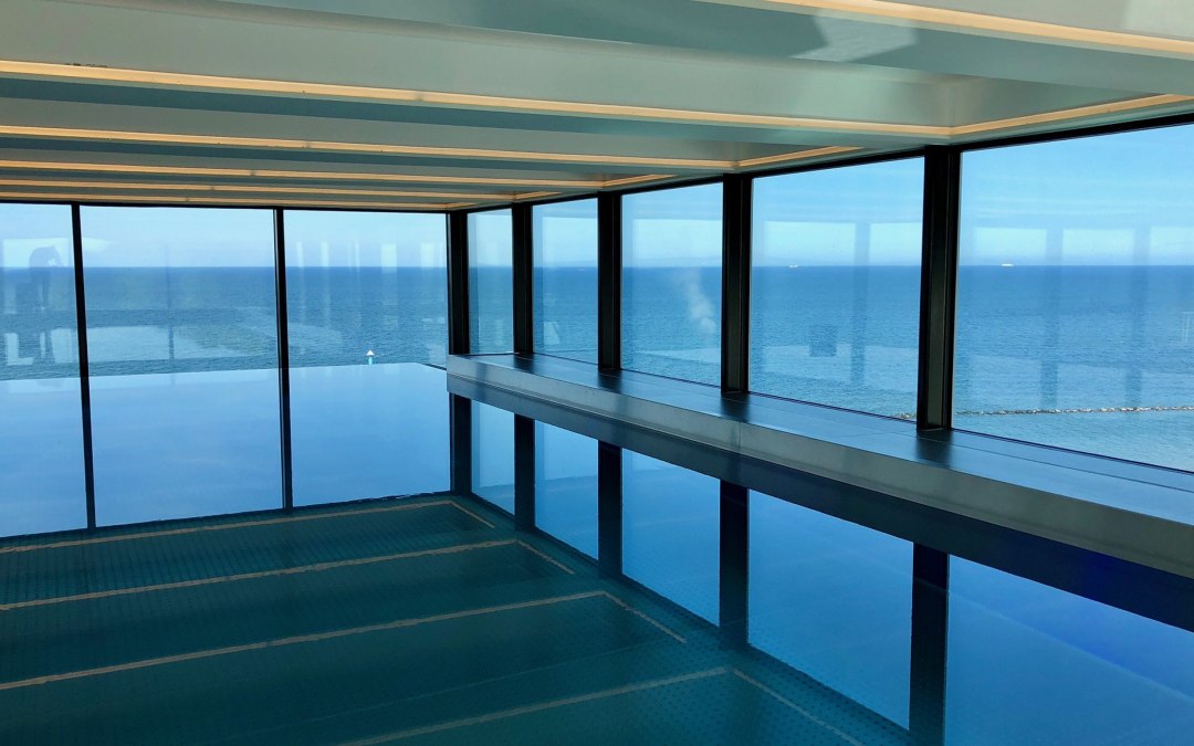 Wellness area with a view of the Baltic Sea, © arcona_Nico Offermann