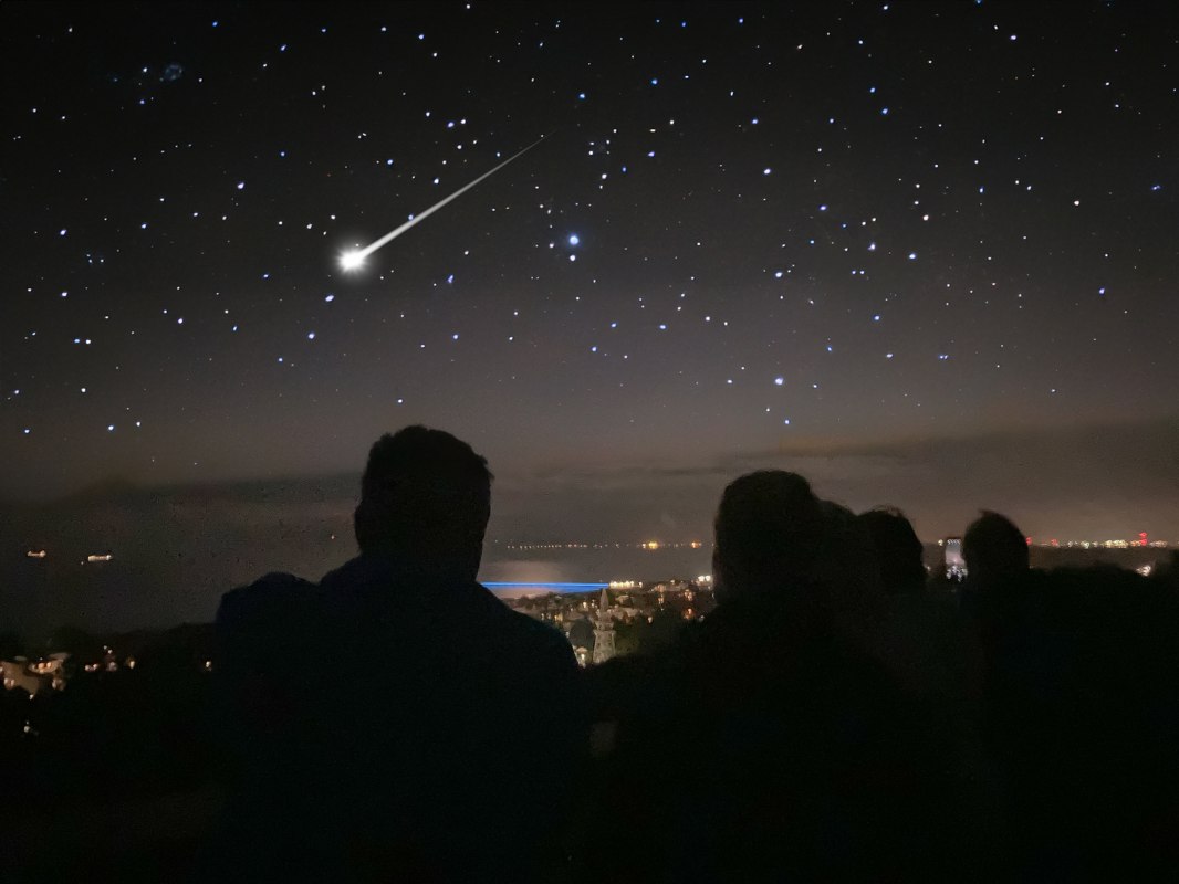 Shooting star magic on the Usedom treetop walk // © Erlebnis Akademie AG Shooting star magic on the Usedom treetop walk // © Erlebnis Akademie AG