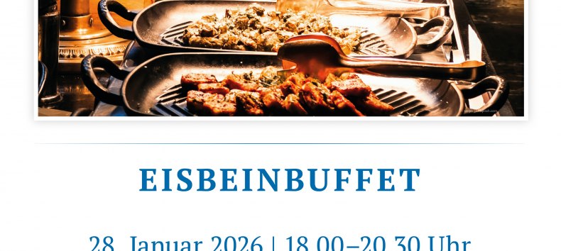 Tender knuckle of pork on a plate, with sauerkraut and pea puree, served warm and presented in a rustic style., &copy; spreepiraten&reg;