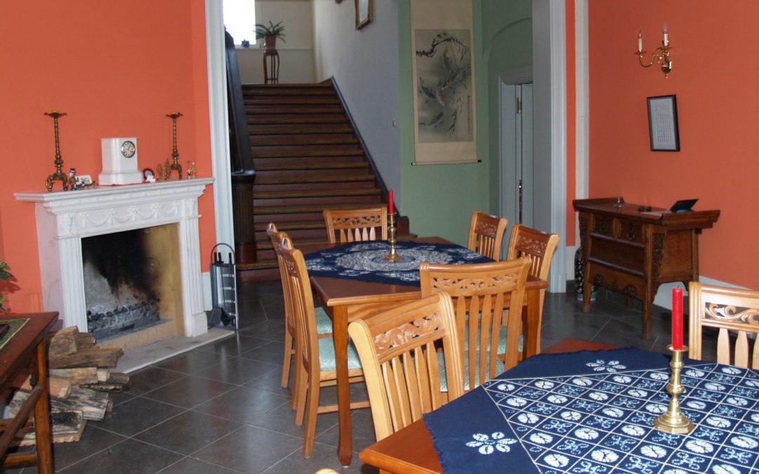 Begin of eindig de dag in de gezellige open haardkamer, © Landhaus Schloss Kölzow/Detlef von der Lühe