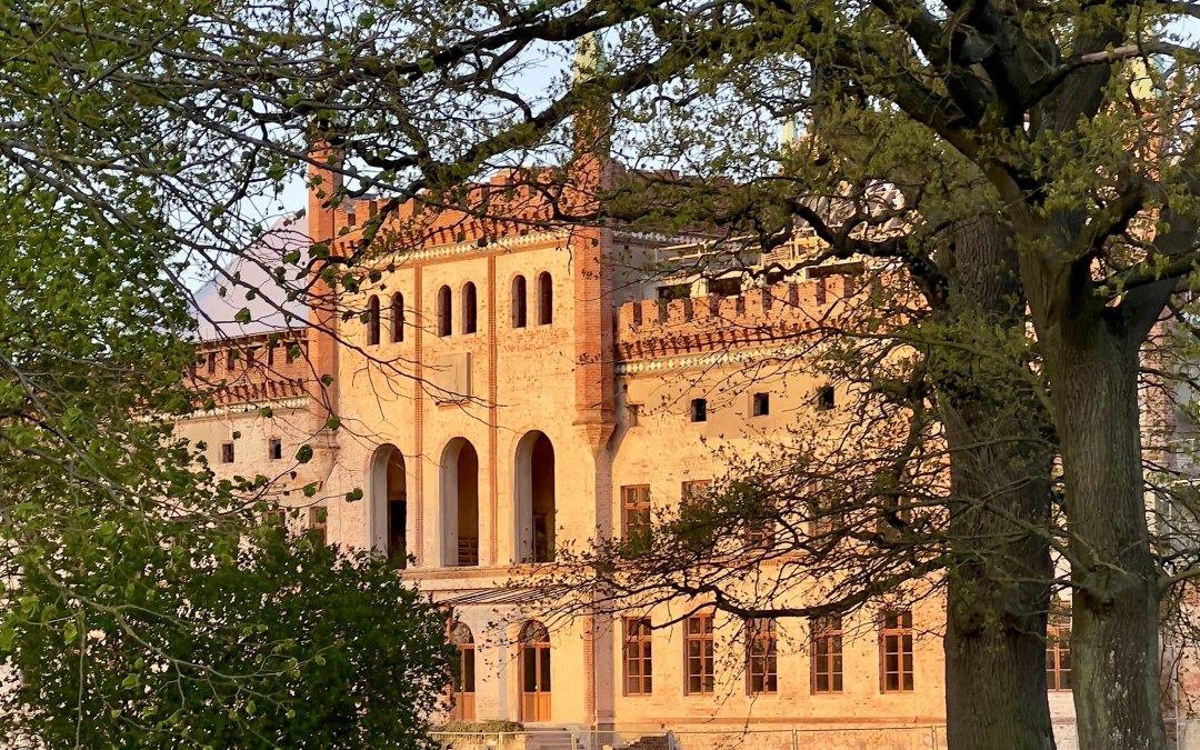 Kasteel Broock in het avondlicht, © Schloss Broock GmbH & Co. KG - Jan Fischer