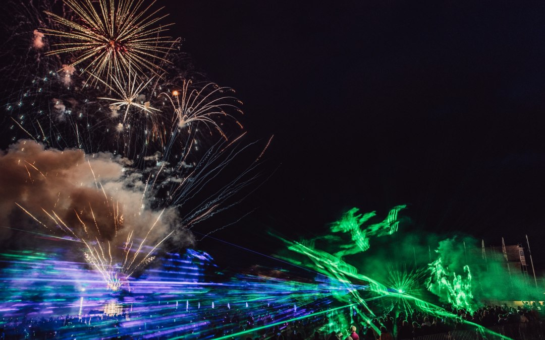 Feuerwerk über der Binzer Seebrücke, © Binzer Bucht Tourismus