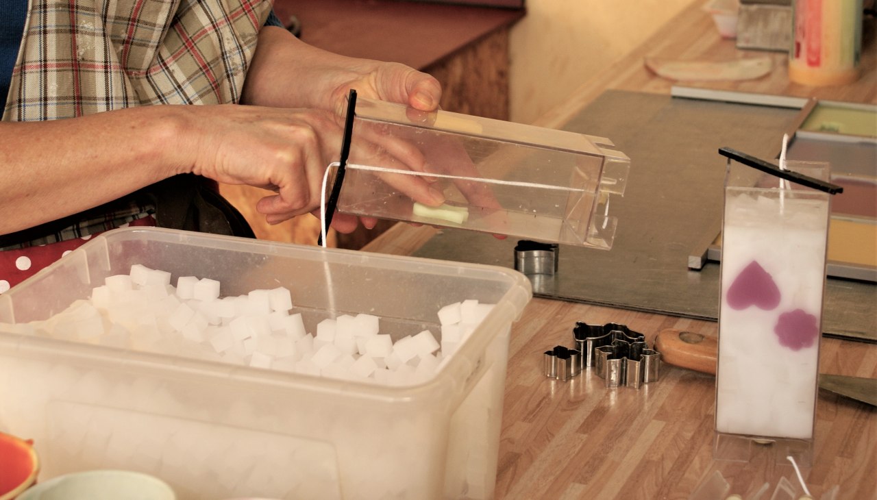 Ontwerp je eigen gepersonaliseerde kaarsen, © Ferienpark Seehof