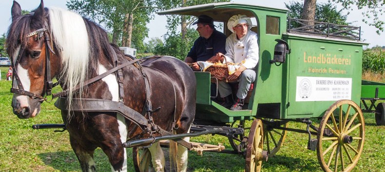 A historic baker's cart // © Freilichtmuseum Klockenhagen A historic baker's cart // © Freilichtmuseum Klockenhagen