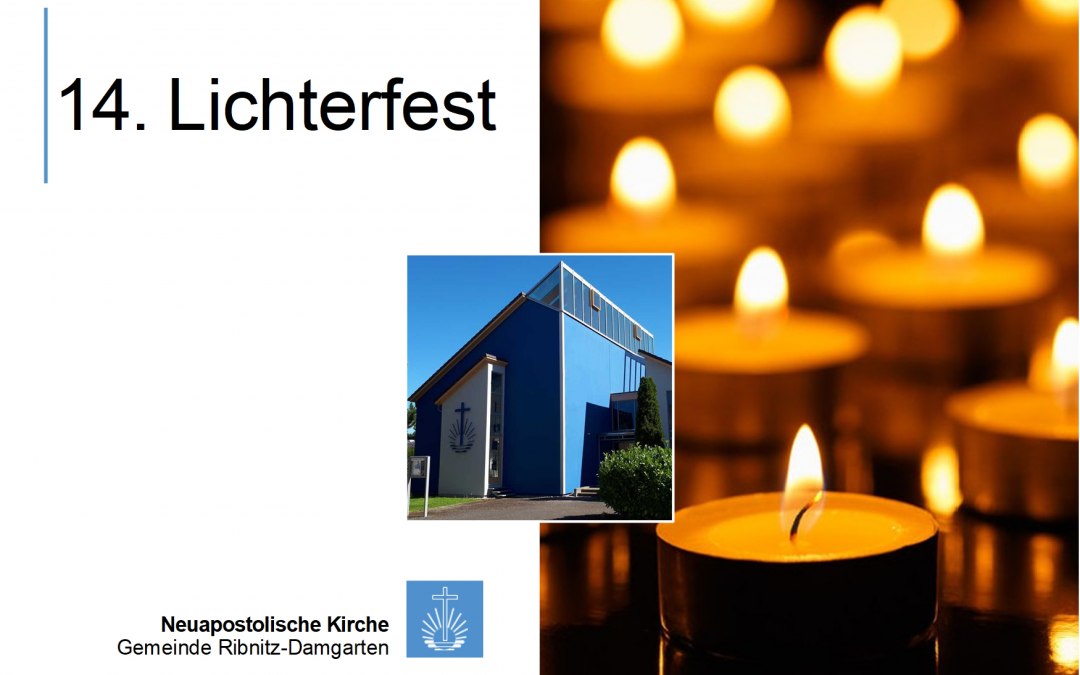 Festiwal Świateł 23.11.2025, © Neuapostolische Kirche