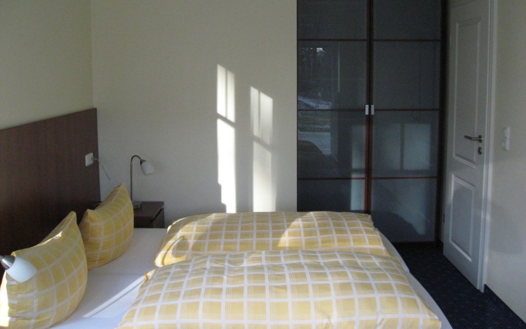 Slaapkamer in het flatgebouw Ostseeresidenz, © Appartementhaus Ostseeresidenz