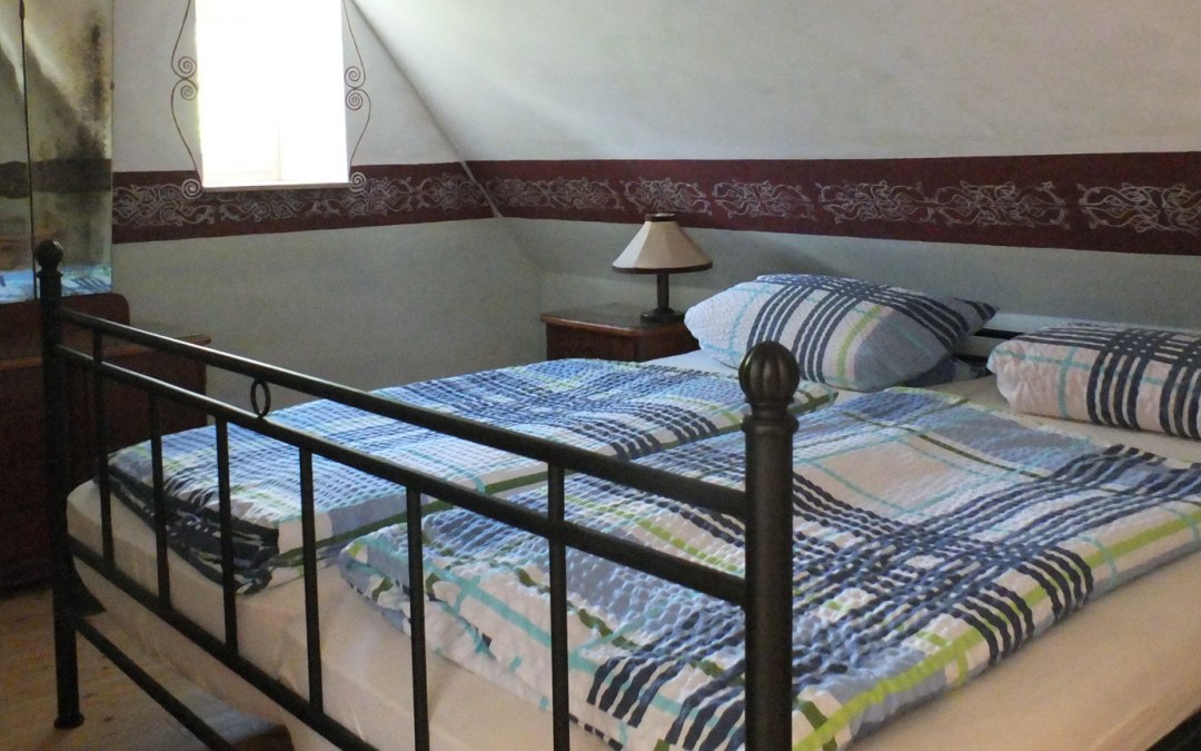 Slaapkamer vakantie appartement, © Gutshof Alt Guthendorf/Topp