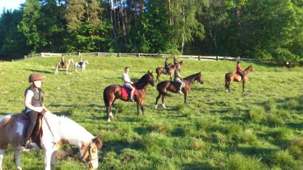 Geniet van een trailrit in een groep met de MP Horse Stables Dobbertin club // © MP Horse Stables Dobbertin/ Maria Michaelis Geniet van een trailrit in een groep met de MP Horse Stables Dobbertin club // © MP Horse Stables Dobbertin/ Maria Michaelis