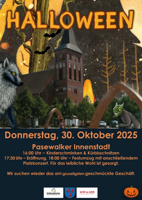 Halloweeen, © Stadt Pasewalk