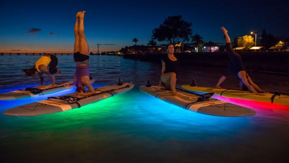 Ongebruikelijke Light SUP in de aanbieding bij de watersportschool // © Oceanblue Watersports Ongebruikelijke Light SUP in de aanbieding bij de watersportschool // © Oceanblue Watersports