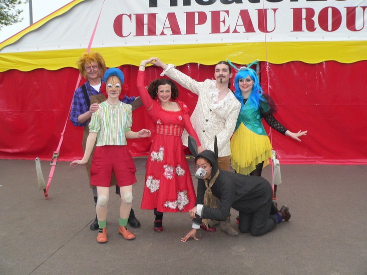 Namiot teatralny Chapeau Rouge // © Krüger-Vorpommersche Landesbüne Namiot teatralny Chapeau Rouge // © Krüger-Vorpommersche Landesbüne