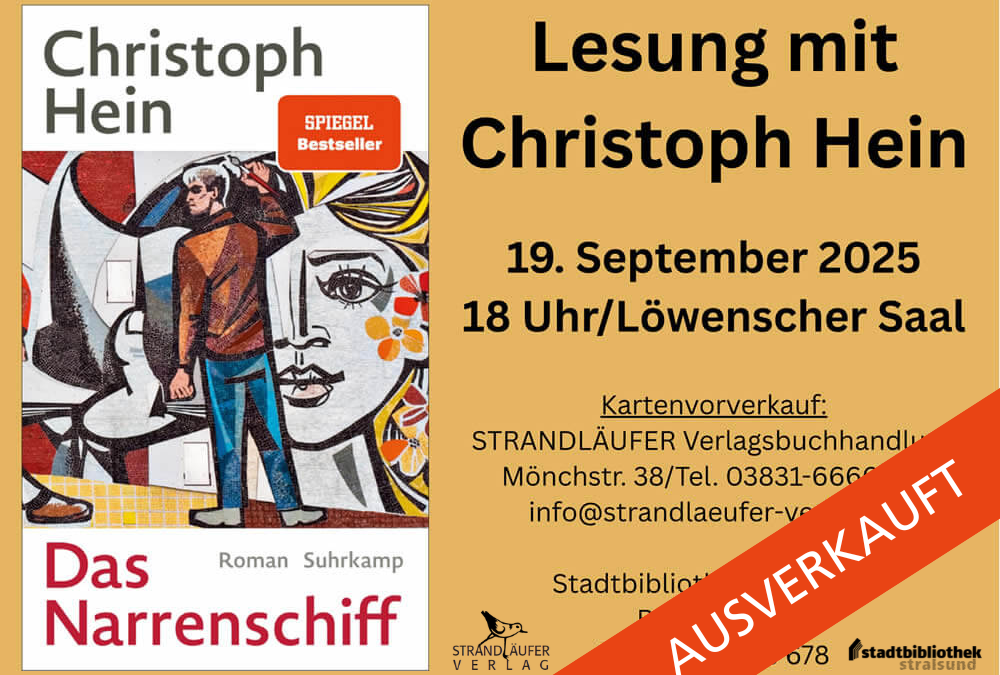 Christoph Hein uitverkocht, © Strandläufer Buchhandlung