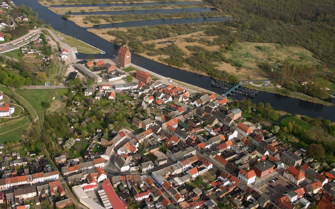 De Peene stad Loitz, © Karin Heymann