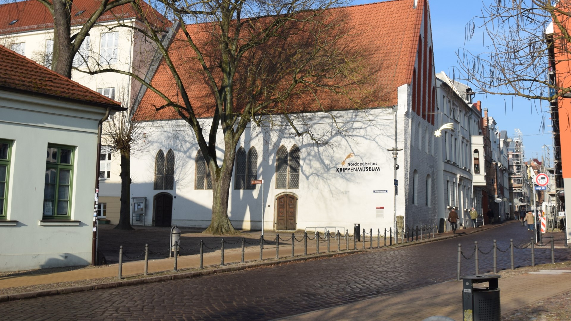 Buitenaanzicht van het G&uuml;strow Kerststalmuseum, &copy; Krippenmuseum G&uuml;strow