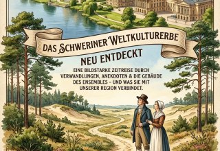 Weltkulturerbe Schwerin mit Blick auf die Griese Gegend // &copy; KI