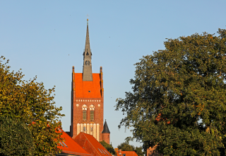 Usedom town church and town hall // &copy; TMV/Gohlke